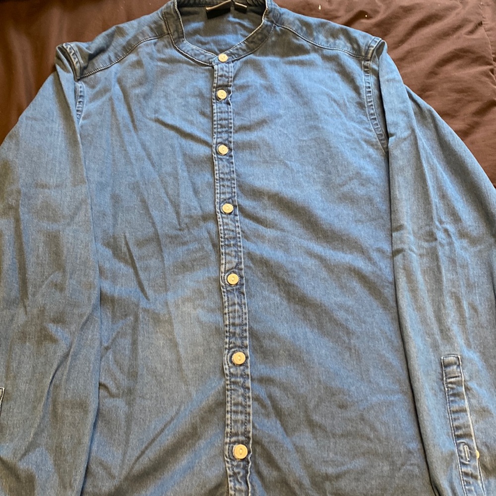 Men’s ASOS Skinny Fit Blue Shirt